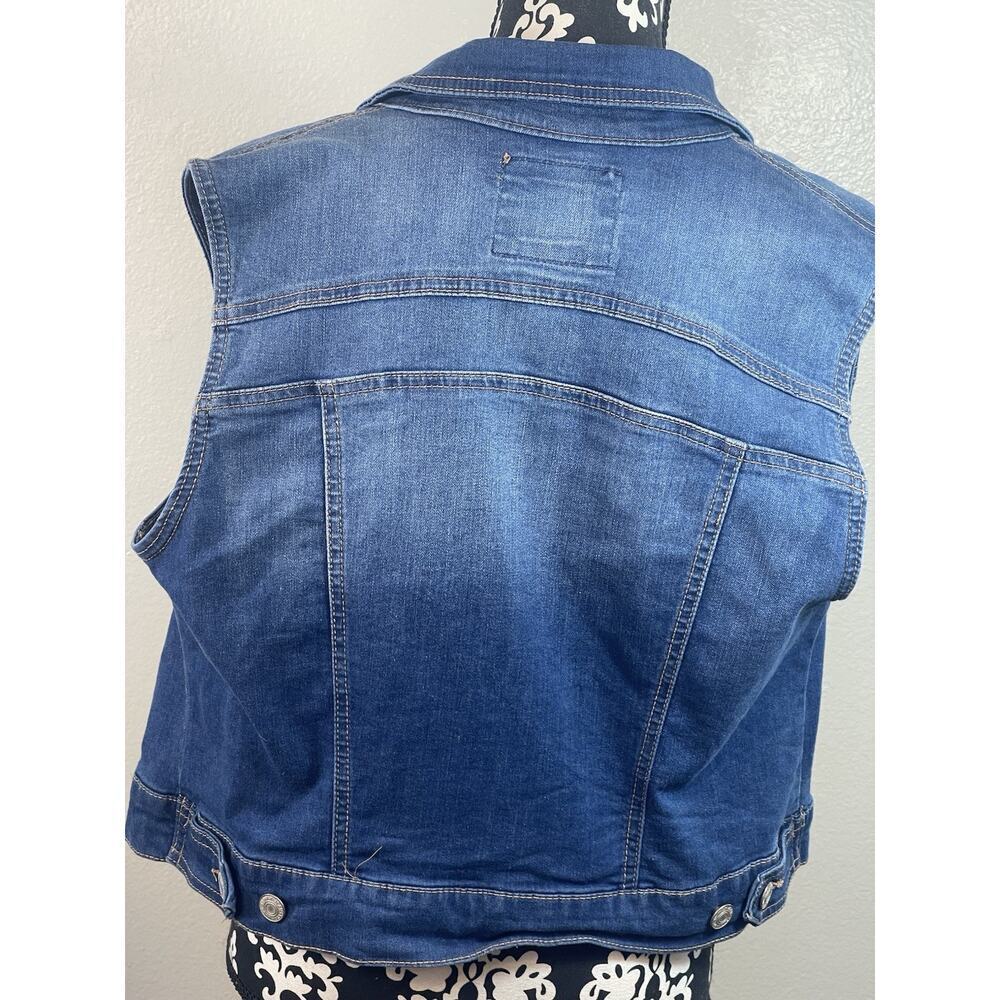 🔺️SOLD🔺️Basic denim wax jeans, one XL vintage dark blue new without tags​​ - Picture 4 of 7